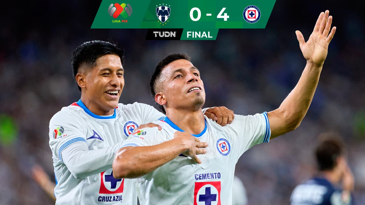 Cruz Azul no tiene piedad ante un Monterrey desalmado