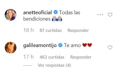 No faltaron las palabras de amor puro de parte de Anette Cuburu, así como de Galilea Montijo.