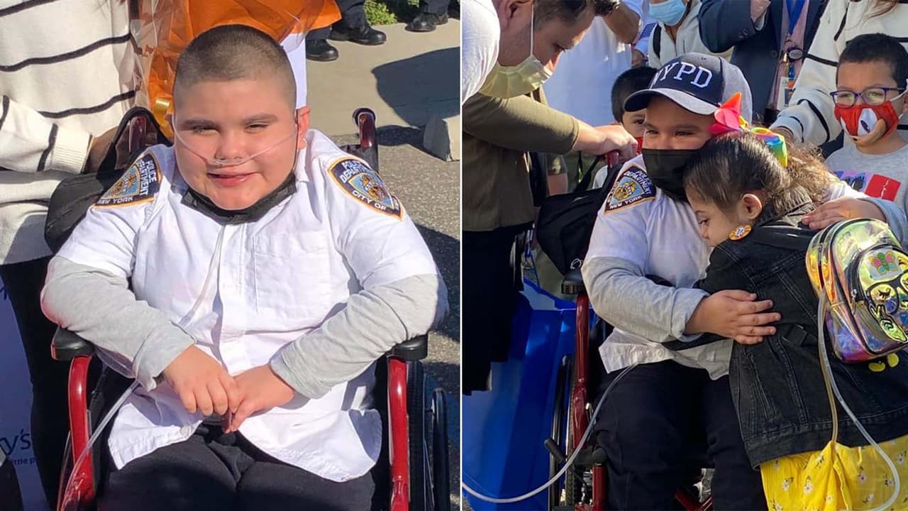 Tras pasar la mitad de su vida en un hospital, un niño hispano de 7 años por fin regresa a casa 