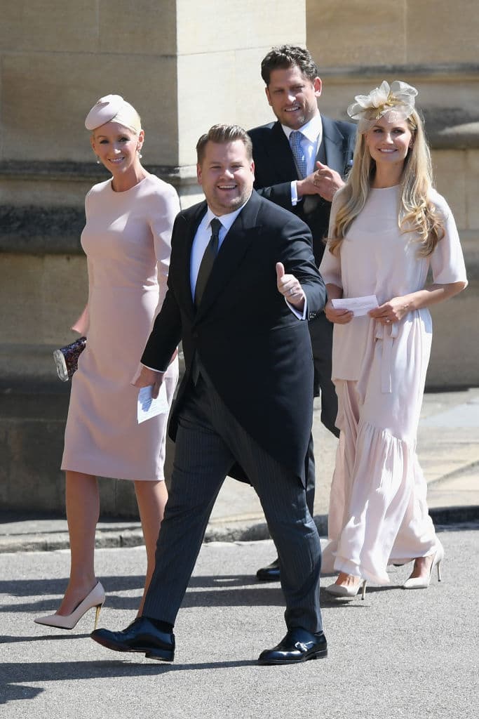 James Corden fue uno de los invitados a la boda real de Harry y Meghan en mayo de 2018.
<br>