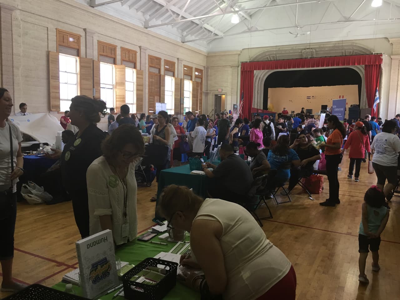 Los asistentes pudieron realizarse exámenes médicos, sin importar si tienen o no seguro.