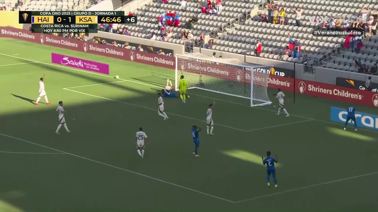 ¡Haití se pierde el empate! Pierrot no llega a la cita con el esférico