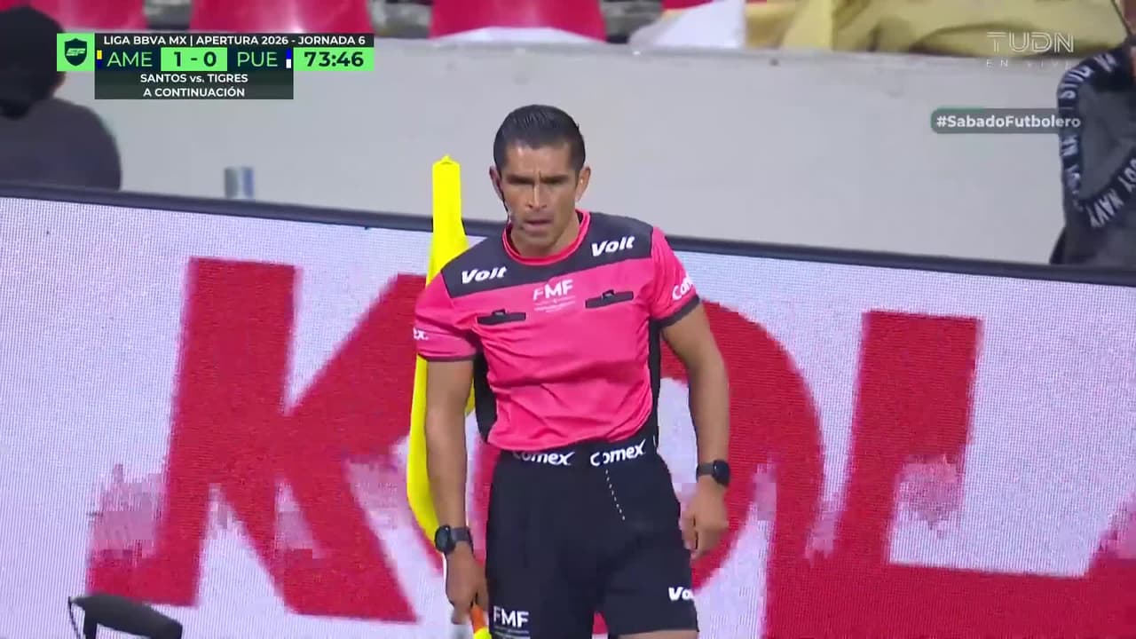 ¡Le anulan un golazo al Puebla que era el empate vs. América!