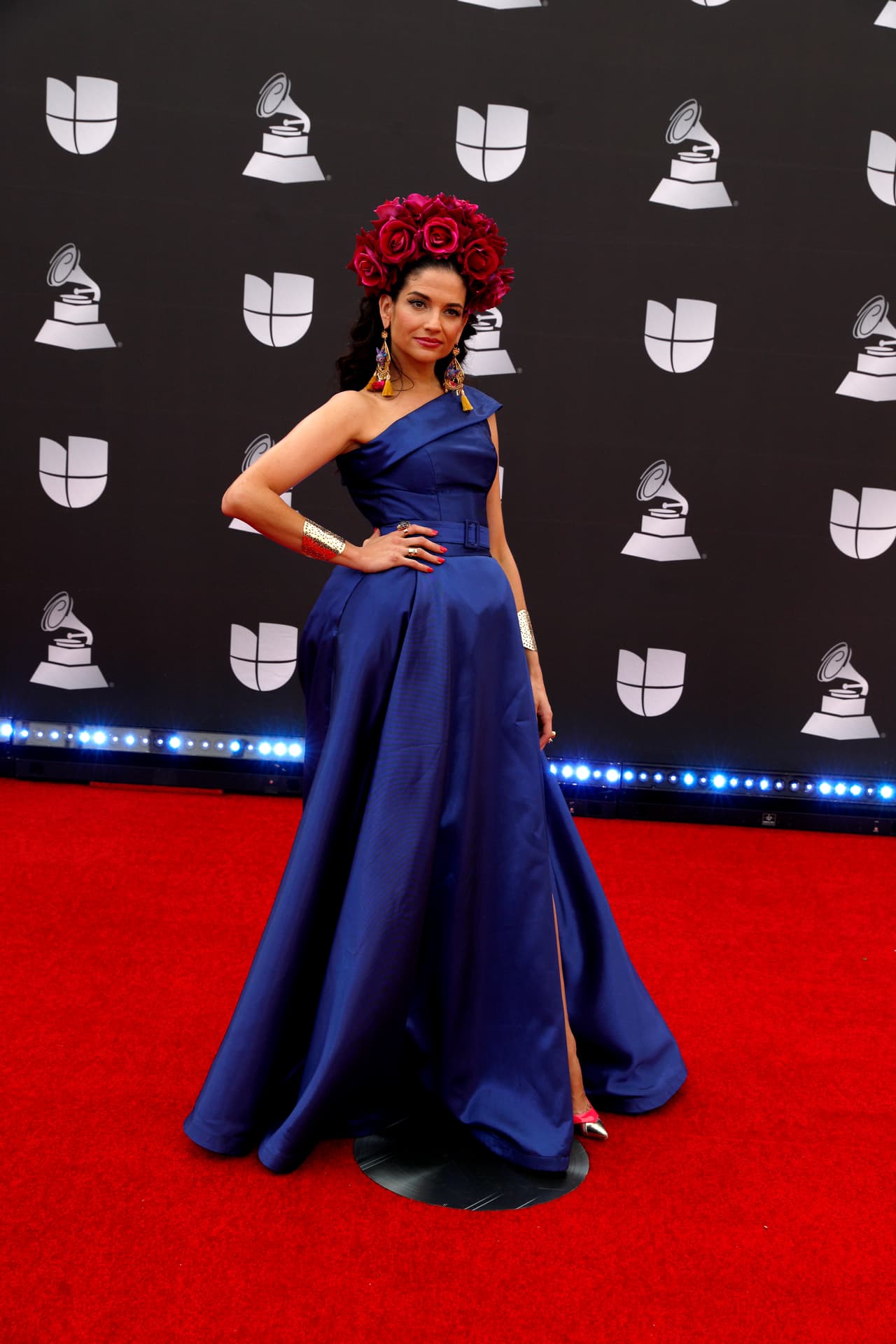 La cantante española Natalia Jiménez, una invitada recurrente a la ceremonia de Latin GRAMMY.