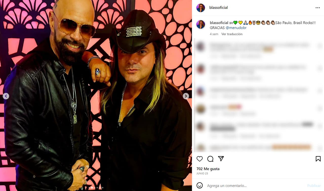 Sergio Blass de gira en Brasil.