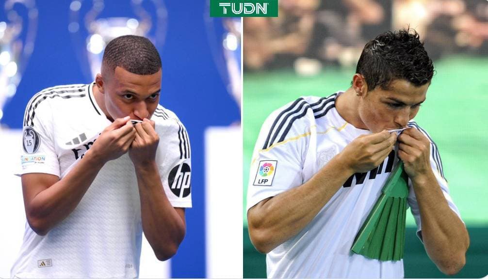 Mbappé rinde tributo a Cristiano Ronaldo en su presentación con Real Madrid  