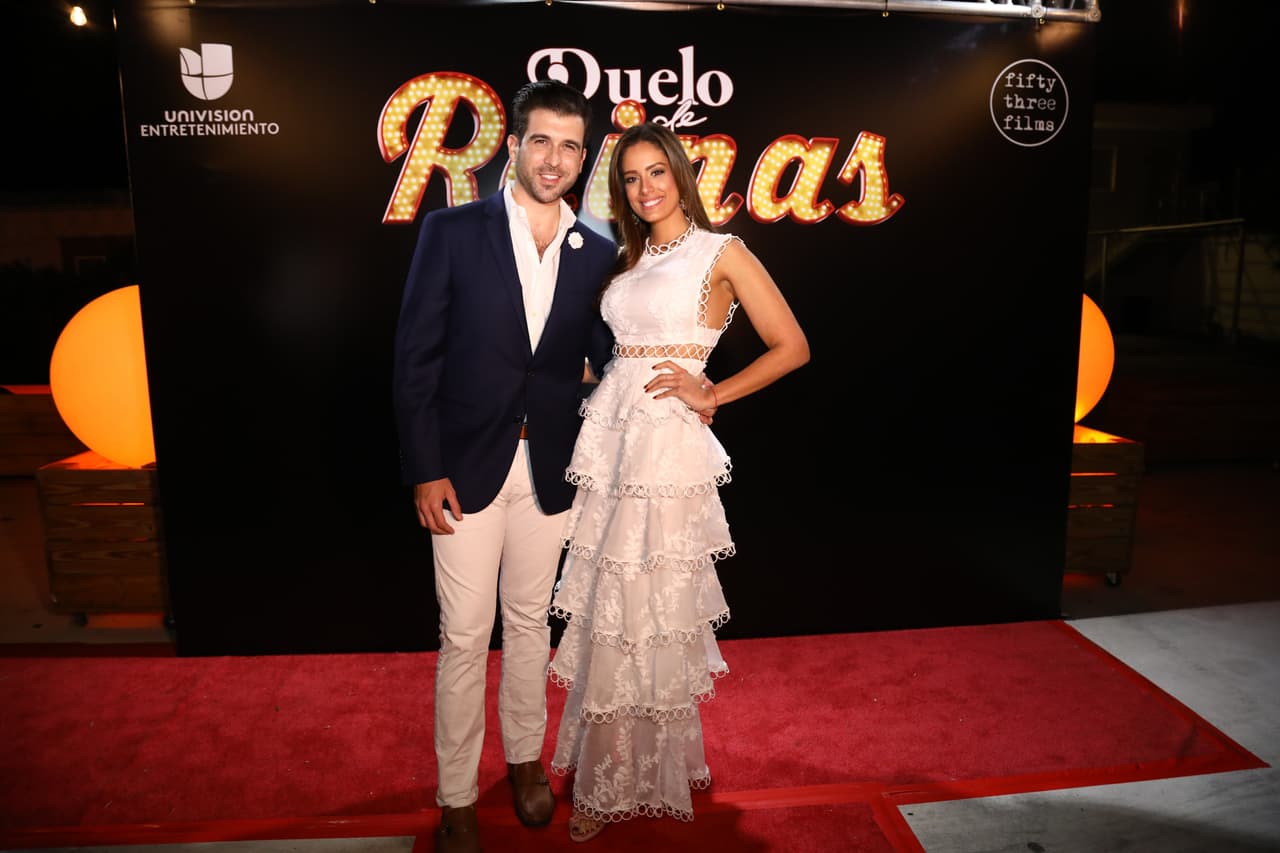 La ex Nuestra Belleza Latina 2014, Aleyda Ortíz, también acudió al evento a apoyar a sus compañeras. Ella llegó acompañada de su novio Rick Casanova.