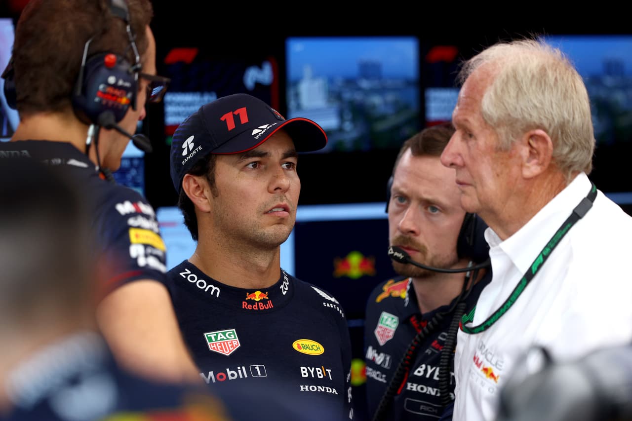 Helmut Marko: "Los problemas de 'Checo' son psicológicos, no del auto"