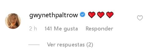 La actriz 
<b>Gwyneth Paltrow</b> les dejó también unos tiernos 
<b>emojis de corazón</b> junto al comunicado oficial.