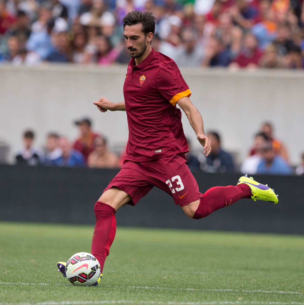 Con la Roma sólo jugó la temporada 2014-2015.