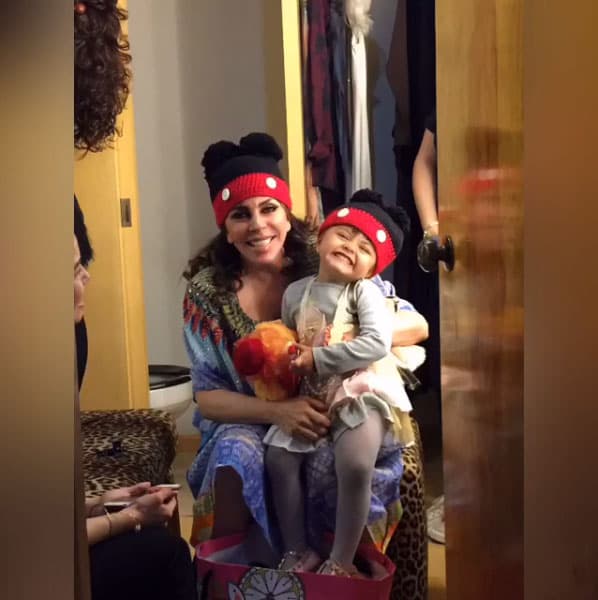 Rafaela, la nieta de Verónica Castro otra vez robó cámara