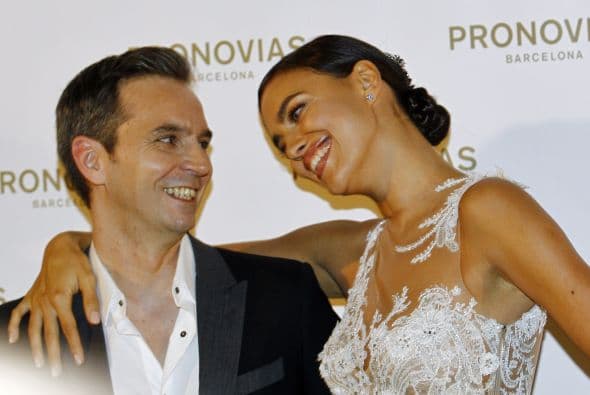 Herve Moreau lució muy contento con la presencia de Irina.