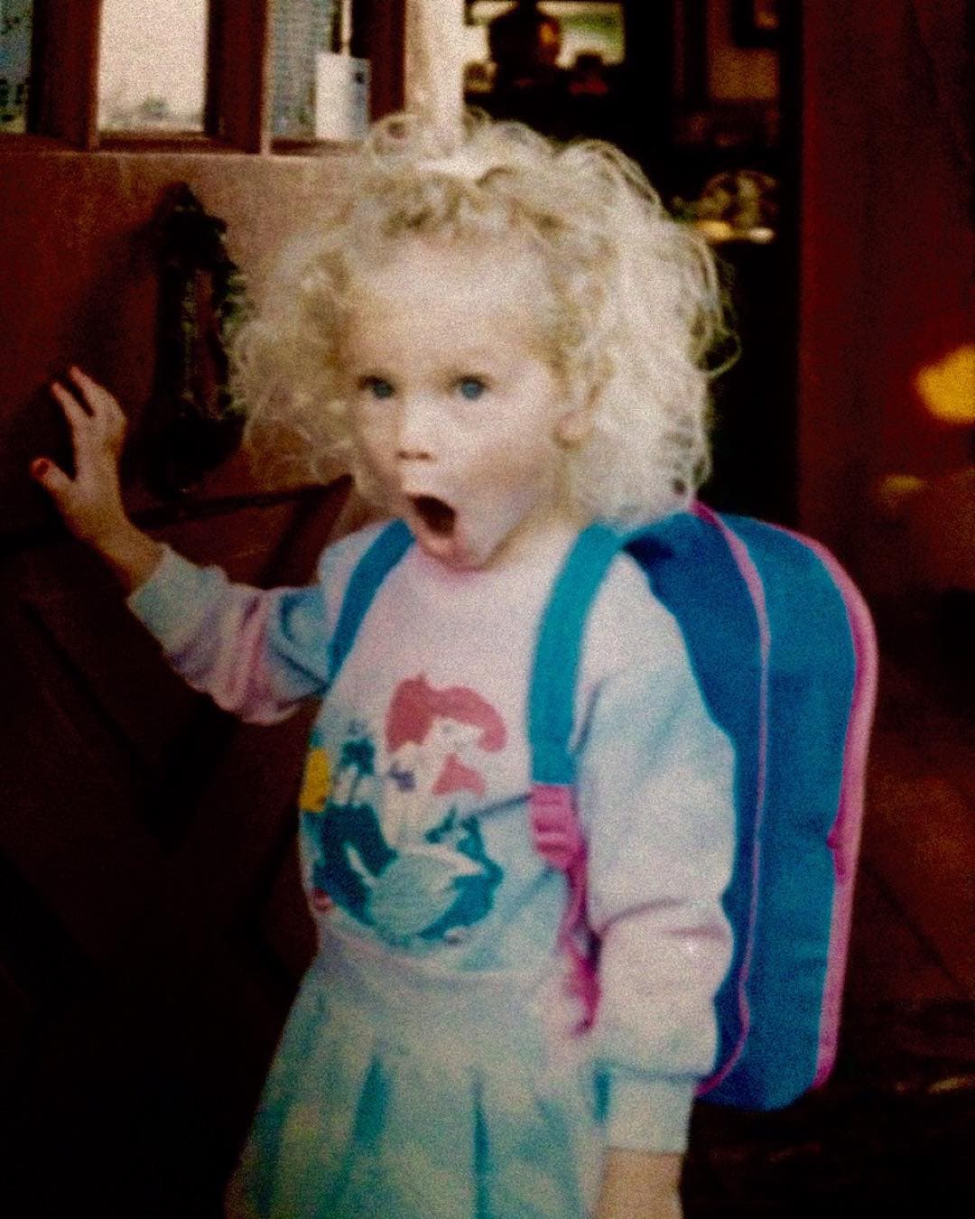 Pero cuando era niña más bien lucía muy graciosa.