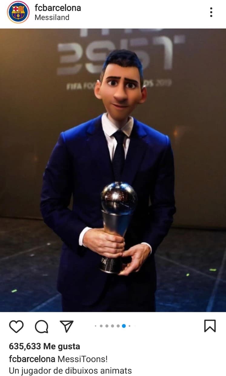 El FC Barcelona le rindió homenaje al número 10 con una serie de ilustraciones.