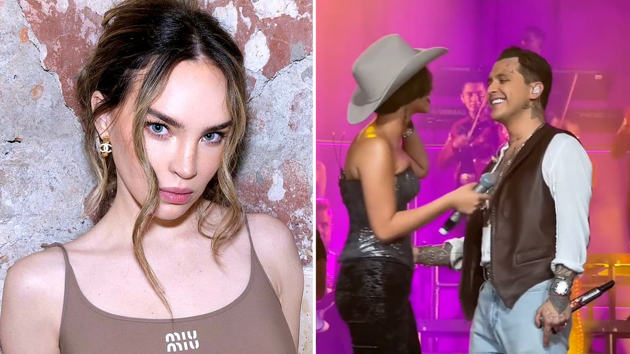 La inesperada reacción de Belinda al ser cuestionada por la boda de Nodal y Ángela Aguilar 