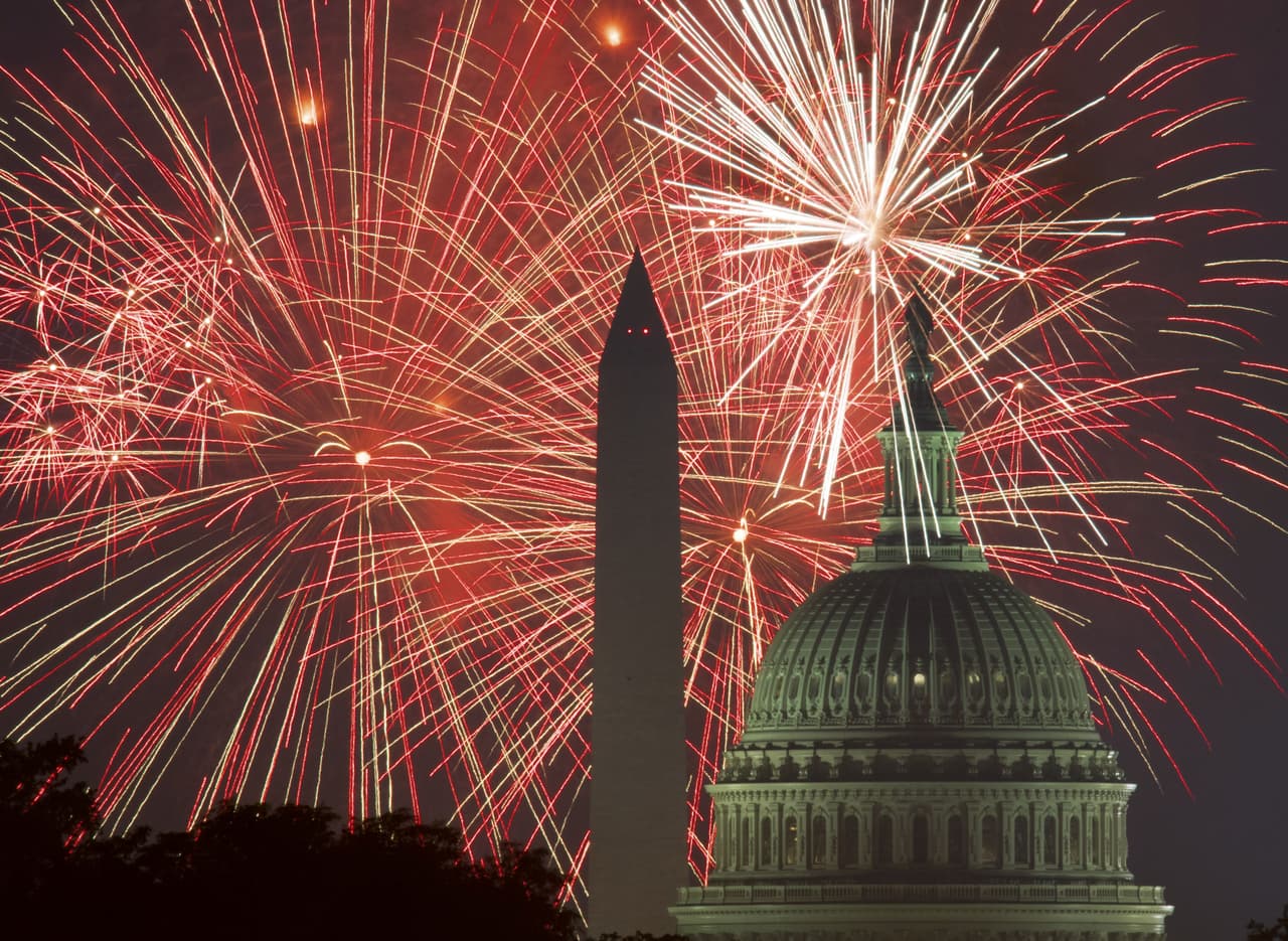 Celebración del 4 de julio en el 'National Mall', en 2017.