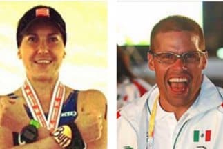 Entre los desaparecidos figuraban los triatletas Fabiola Corona y Carlos Próbet. (Imagen tomada de redes sociales).