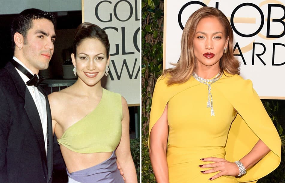 JLo tiene una larga historia de looks en las alfombras rojas de los Golden Globes. Mira cómo ha lucido.