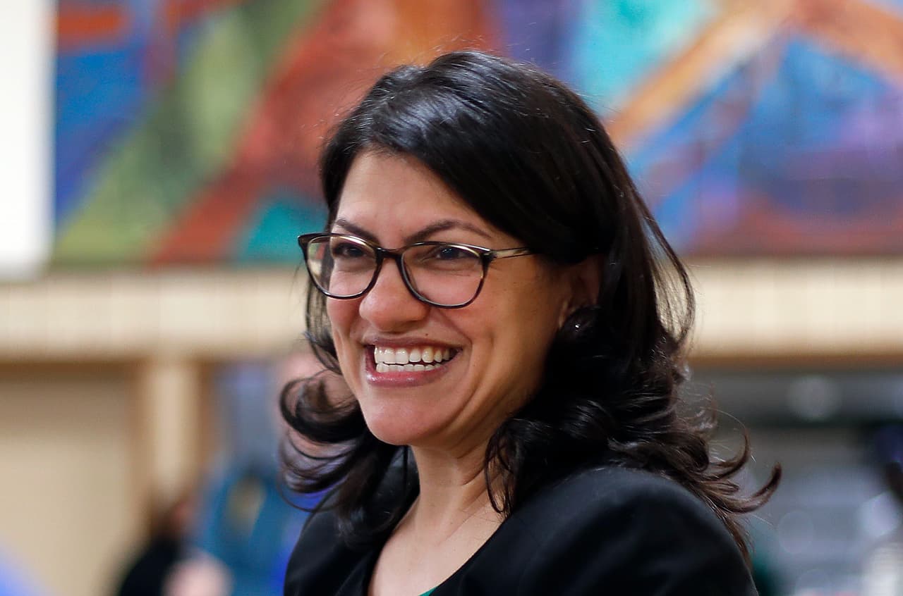 Rashida Tlaib, representante demócrata.