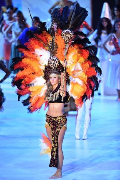 Uno de nuestros orgullos latinos, Miss Bolivia, Andrea Forfori Aguilera.