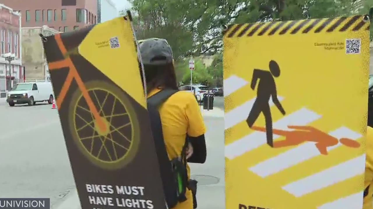 Lanzan campaña para prevenir muerte de peatones por atropellamiento en Texas