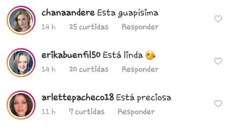 Actrices como Chantal Andere, Erika Buenfil y Arlette Pacheco comentaron así la publicación hecha por Klitbo.