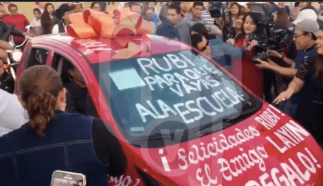 ¿Por qué mintió el alcalde Layín sobre el carro que le regaló a la quinceañera Rubí?