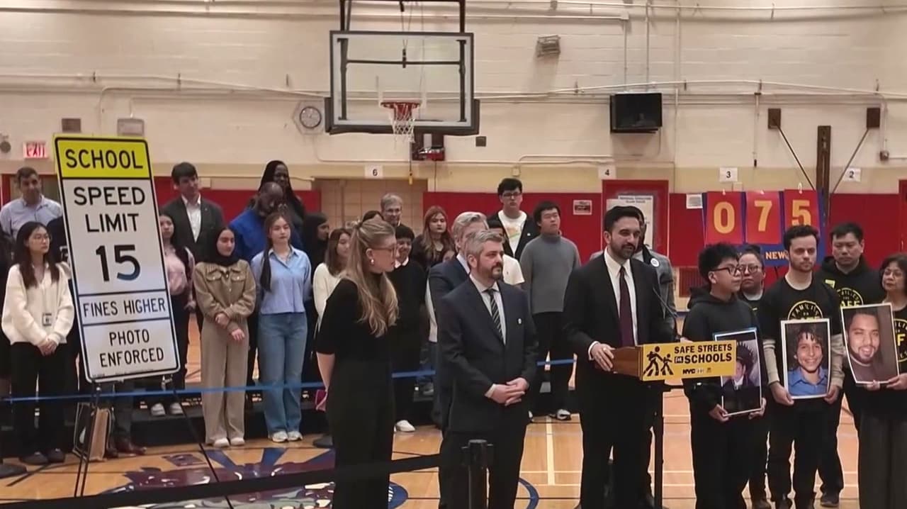 Reducirán límites de velocidad a 15 millas por hora en zonas escolares de NYC