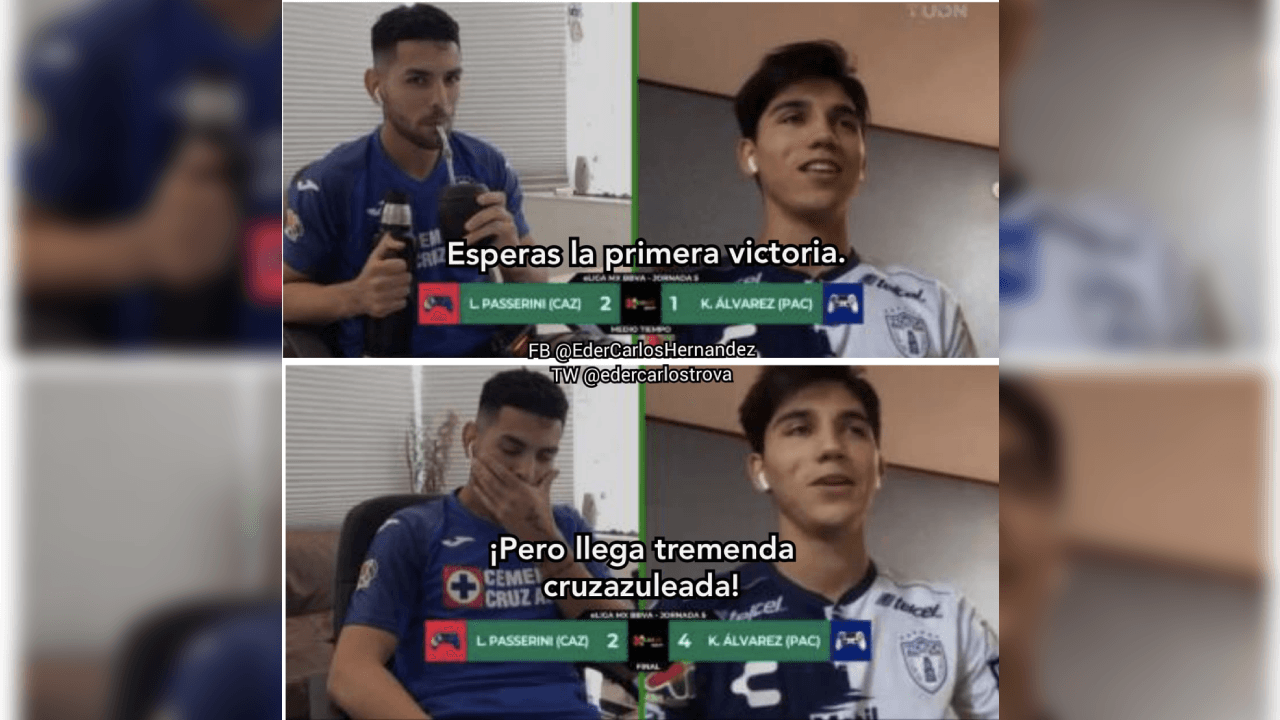 Cruz Azul sigue en el fondo de la tabla de eLiga MX, no han ganado sus jugadores y las burlas prevalecen.