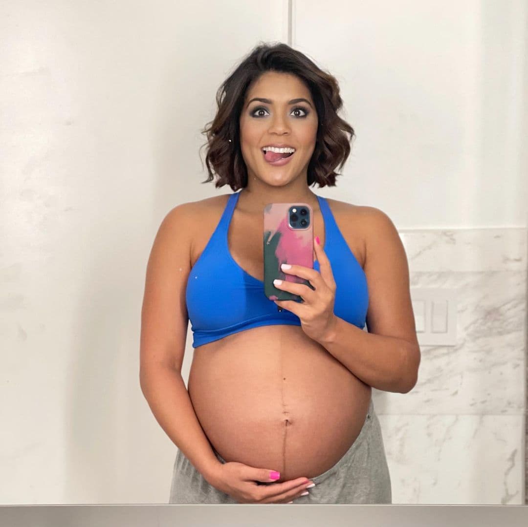 Francisca va para el octavo mes de gestación y cuenta los días para conocer a su bebé: ¡Crece mi hijo lindo, crece!, expresó la madre primeriza en las plataformas digitales.