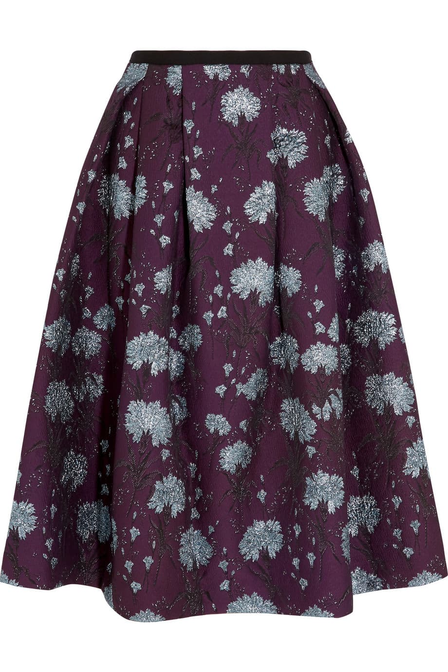 Las faldas 'midi', esas largas que cortan las piernas justo a mitad de pantorilla, son una pieza muy fácil de usar que además aportará toques muy fashionistas a tu armario. Estas faldas son ideales para crear ilusión de cintura. (Erdem)