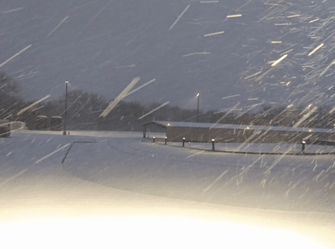 El norte de Texas vive la primera nevada del año