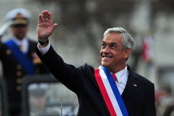 El presidente chileno, Sebastián Piñera, entregó este sábado su segundo informe a la nación.