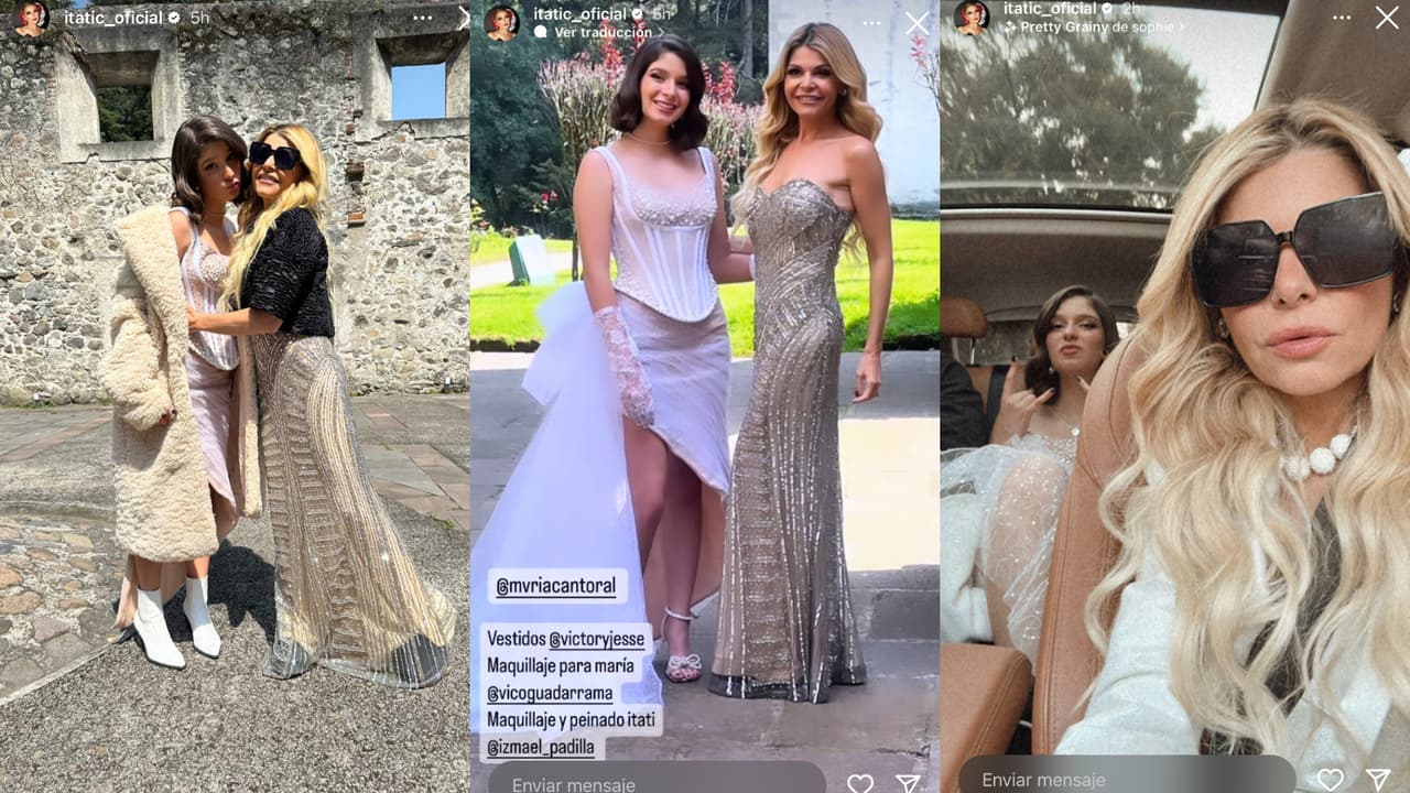 El diseño del vestido de la hija de Itatí Cantoral estuvo inspirado en la década de 1920.