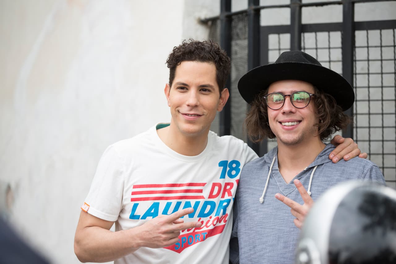 Pero en realidad Alex Strecci y Christian Chávez se llevan muy bien.