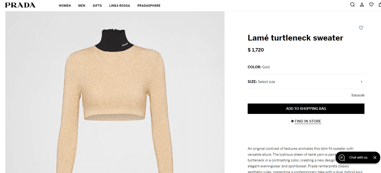 El 'crop top' que usó Ángela Aguilar es de Prada y vale 1,720 dólares