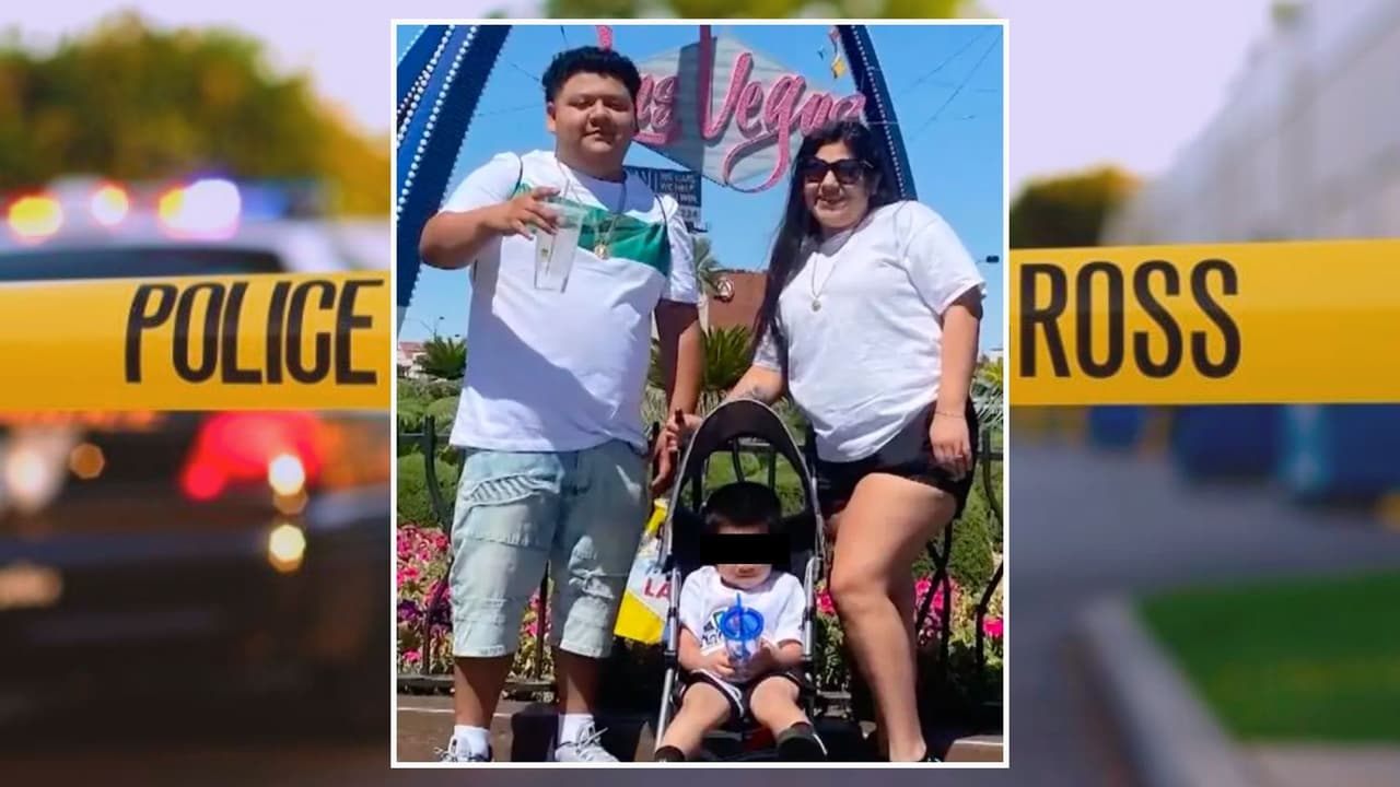 Juvenal Antero junto a su esposa, Elizabeth Cárdenas, y su hijo Junior.