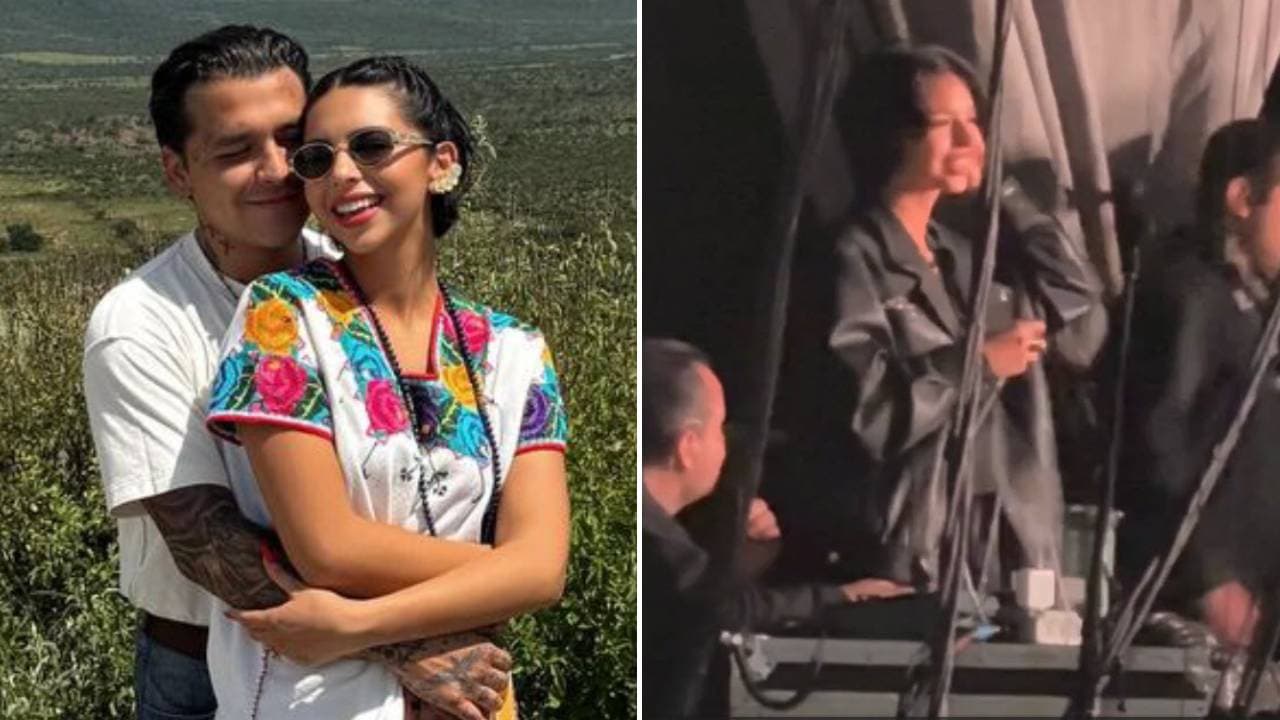 Ángela Aguilar se deja ver como nunca en concierto de Nodal: "Véngase mi amorcito"