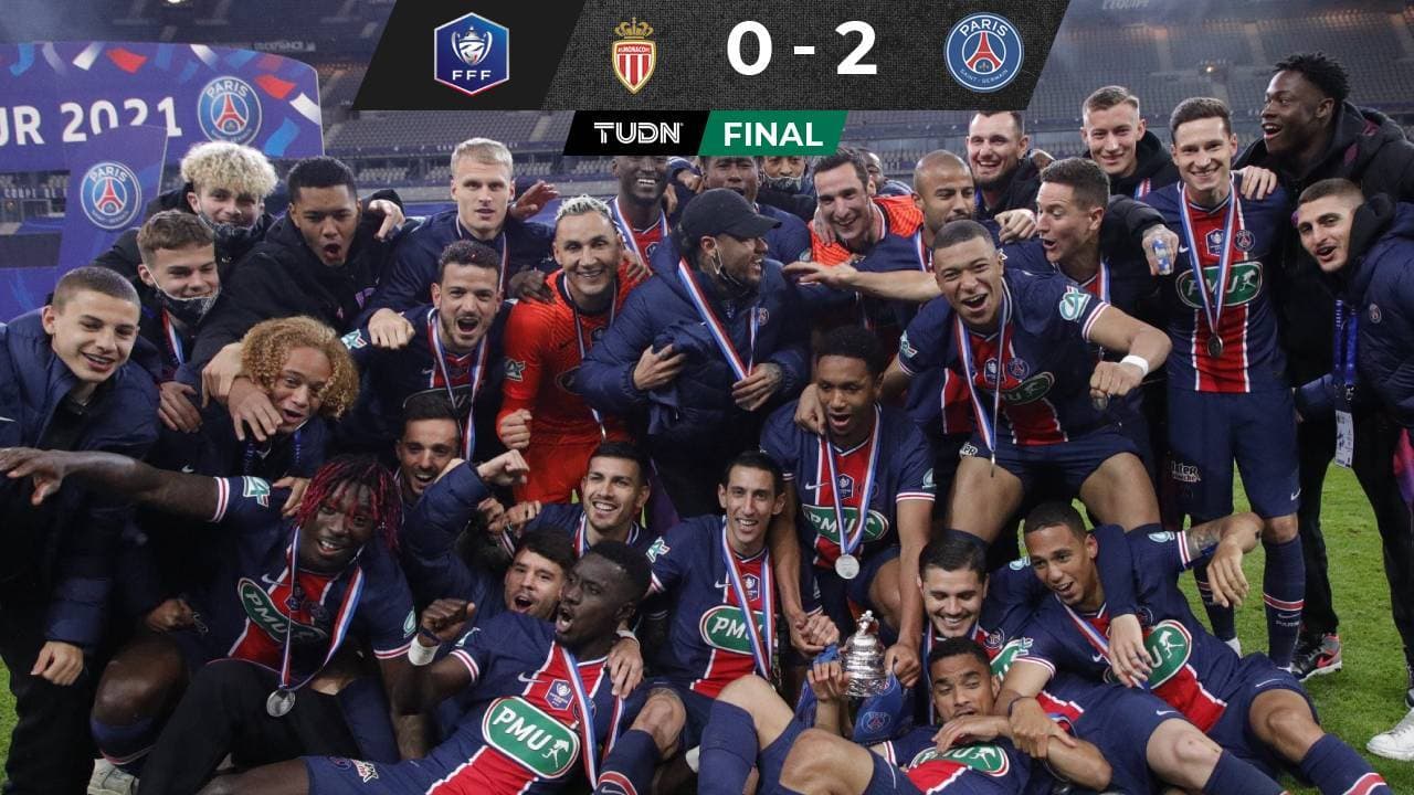 París Saint-Germain vence al Mónaco y se queda con la Copa de Francia