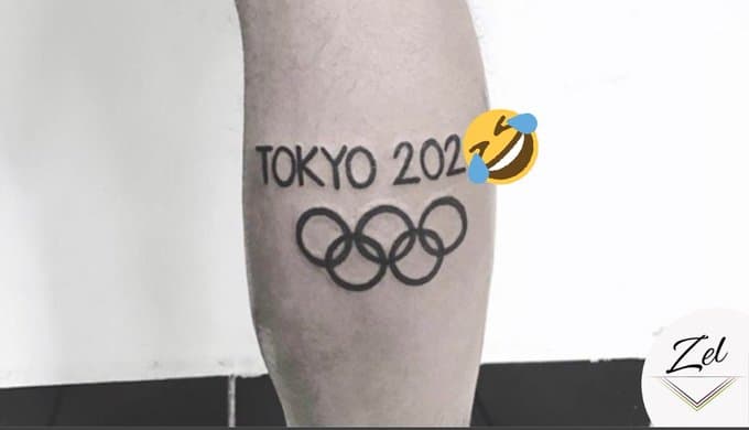 María Zel subió la imagen de un tatuaje alusivo a los Juegos Olímpicos de Tokyo 2020 y las redes sociales nos divertieron un poco.