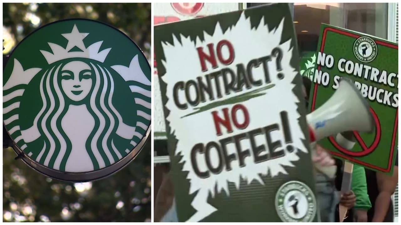 Baristas de Starbucks lanzan ‘Rebelión de la Taza Roja’ en huelga nacional por mejores condiciones laborales