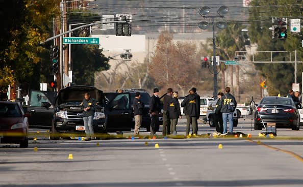 Imágenes del tiroteo que dejó 14 fallecidos y 21 heridos en el sur de California.