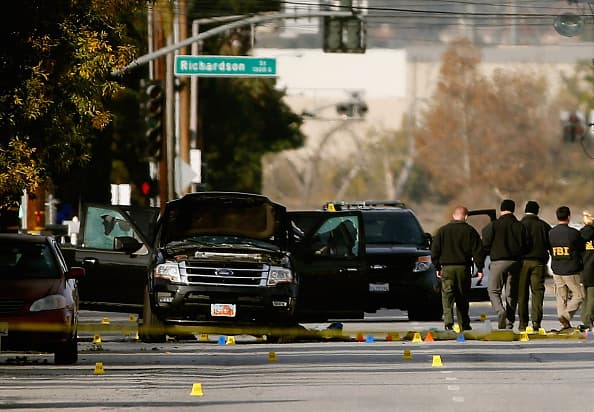 Imágenes del tiroteo que dejó 14 fallecidos y 21 heridos en el sur de California.