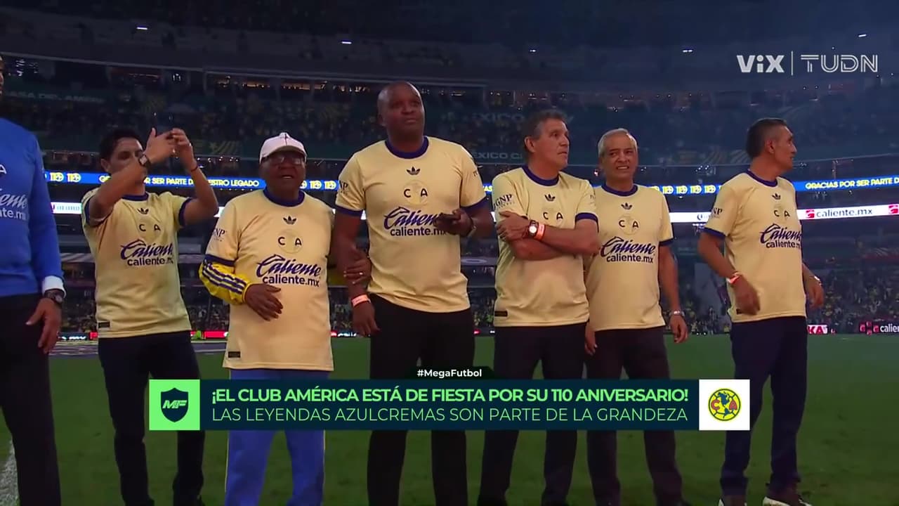 ¡Leyendas presentes en el Aniversario 110 del América!