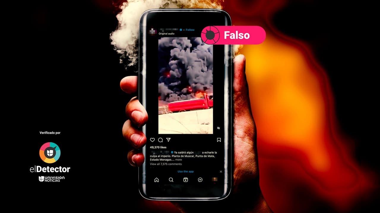 Ese video que muestra un incendio y una enorme humareda negra en una carretera NO es en Venezuela