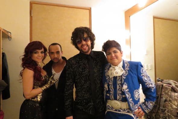 También Raúl Vidal se transformó durante la competencia.