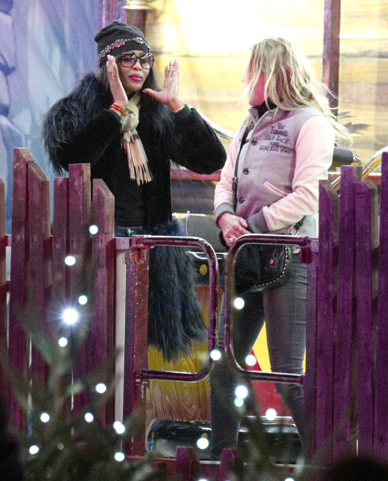 Y es que ya no se veía tan encantada como momentos atrás.