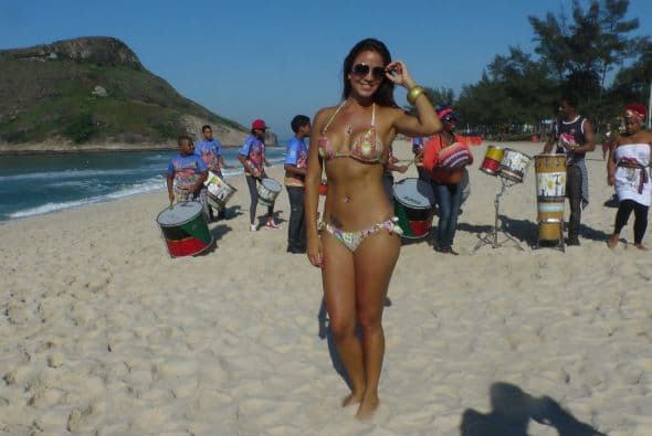 El trabajo la esperaba, pero unas fotos no se le niegan a nadie.