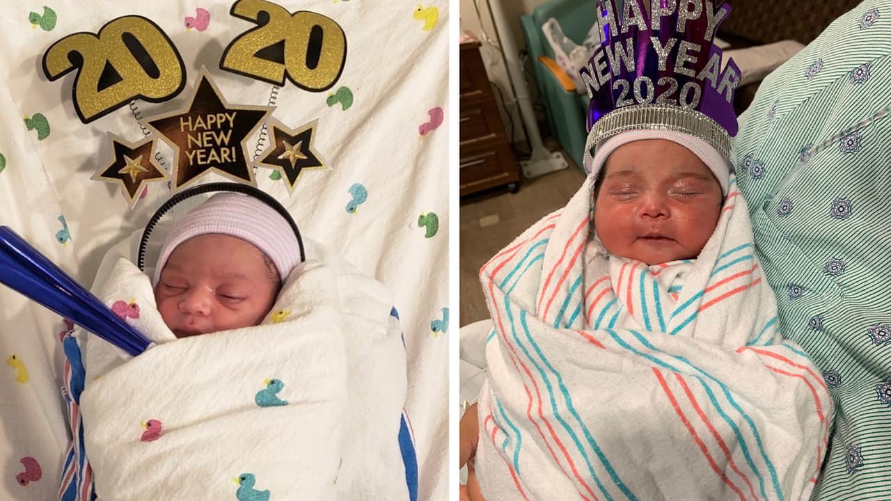 Nacen los primeros bebés del 2020 en Houston