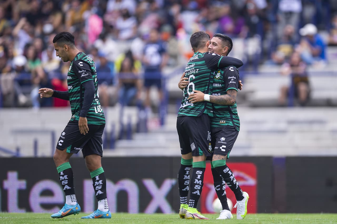 Goleada escandalosa a Pumas por parte de Santos por marcador de 5-1 en el Estadio Olímpico Universitario en la Jornada 10 del Apertura 2022 de la Liga MX.